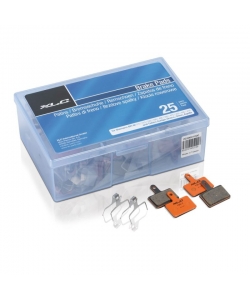 XLC BP-O07 JUEGO DE PASTILLAS DE FRENO ORGANICAS PARA TEKTRO/SHIMANO/XLC NARANJA (25 PARES