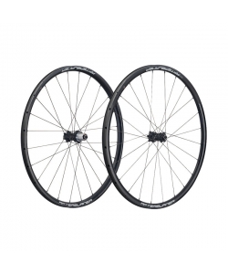 JUEGO DE RUEDAS AGX FSA DISCO 6 AGUJEROS CUBIERTA TUBELESS READY SHIMANO HG11 ALUMINIO NEG