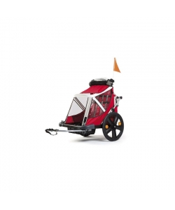 REMOLQUE NIÑO BELLELLI BIPLAZA CON FRENO ROJO