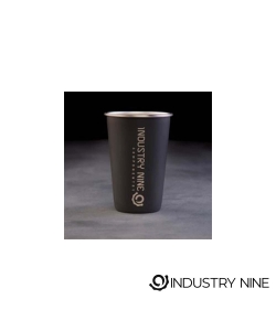 Industry Nine Black Stainless Pint Glass