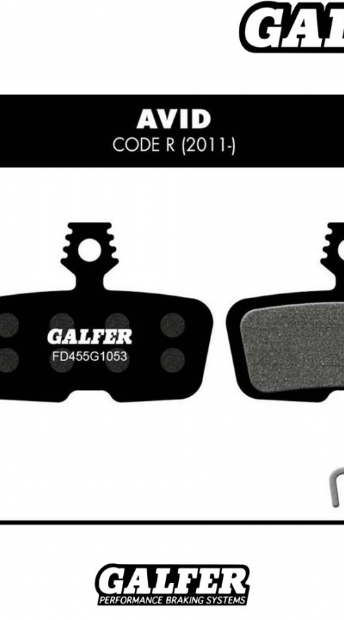 Pastilla de freno Galfer standard Avid Code R 2011