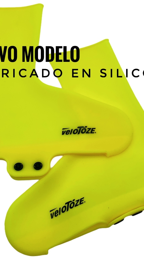 VeloToze Cubrezapatillas de Silicona Alto Amarillo