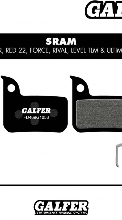 Pastilla de freno Galfer standard Red22, Force, Rival, Level TLM, HDR